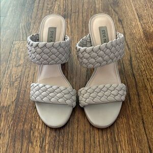 Steve Madden Tan Braided Sandals